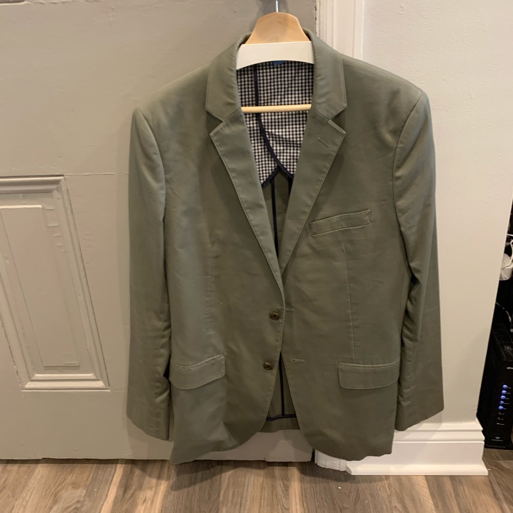 Bonobos Olive Green Blazer